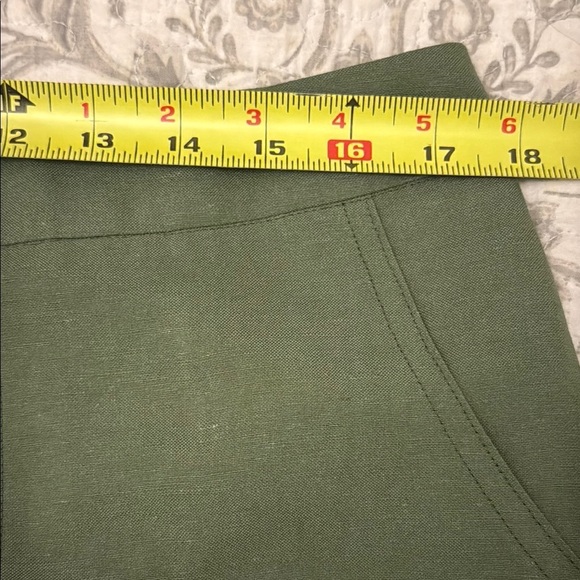 Lulu's Green Wide Leg High-Waisted Pants #445 - Picture 6 of 11